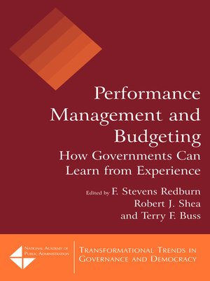 cover image of Performance Management and Budgeting